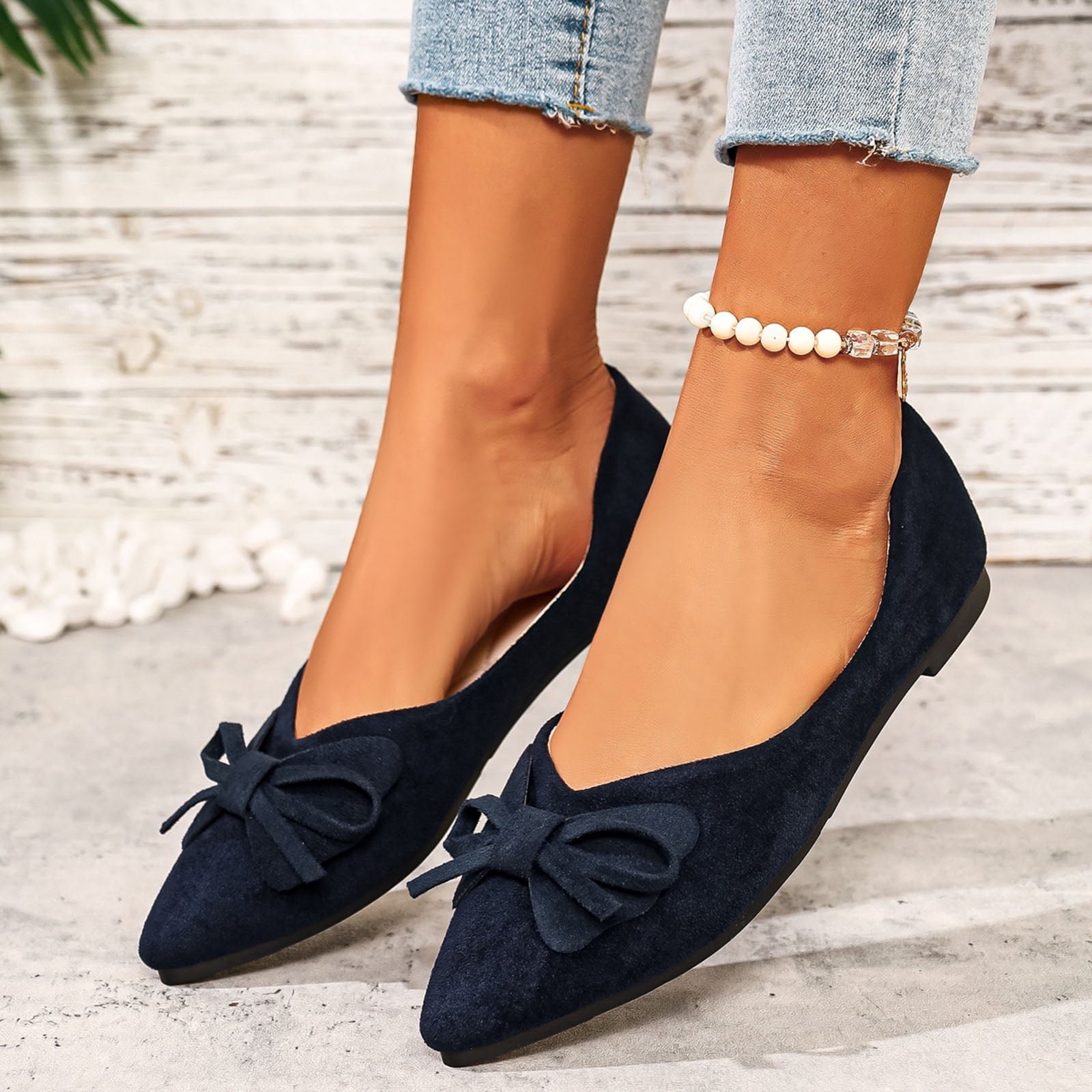 2026 Pointed Bow Single Shoes For Women's Fashion Spring And Korean ...