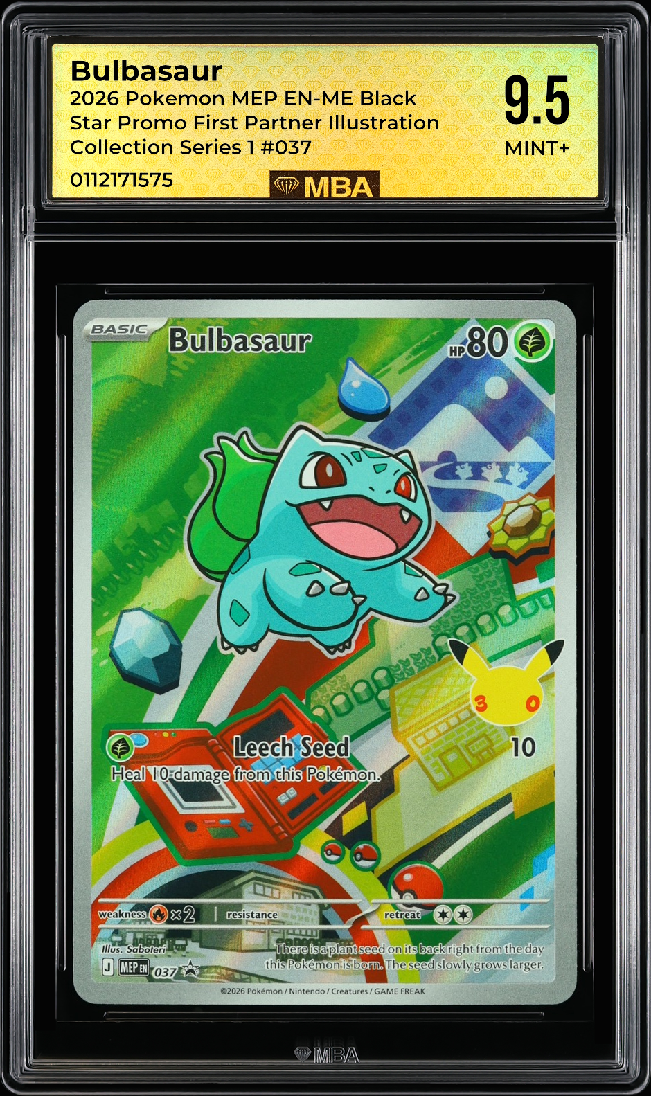Bulbasaur Pokemon Card