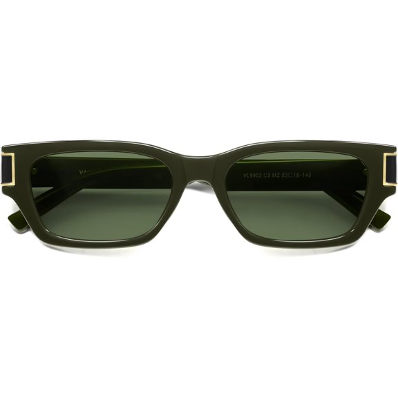 2026 Polarized Trendy Small Square  Eye Sunglasses for Women Retro Rave Rectangle Shades VL9902