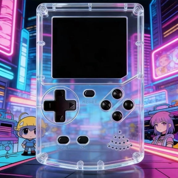 2026 Portable Handheld Gaming Console, Lightweight Compact with Rich Games for Outdoor Fun. Perfect Birthday Gift - Includes Console, USB Cable, Manual