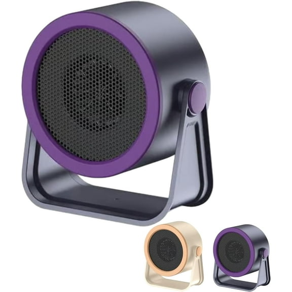 2026 Portable Heater – PTC Fast Heating Desktop Mini Radiator, 2‑Second Warmth, 90° Adjustable Quiet Small Heater for Bedroom, Office, Desk, Camping, Bathroom & Outdoor Use