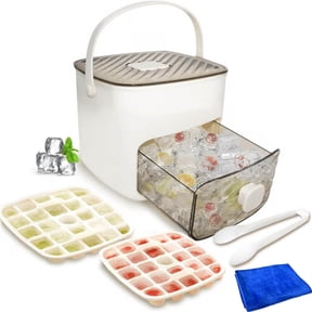 2026 Portable Ice Maker for Freezer with Ice Bin Fast,Stackable Ice Cubes Maker,Compact Countertop and Storage Drawer,One-Touch Operation for Home, Office, Outdoor Use