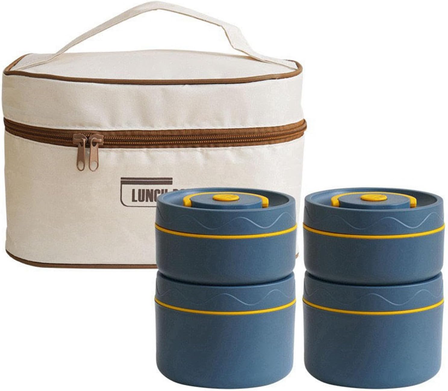 Portable Insulated Lunch Container Set, 2/3/4 Tier  Produktbild-Vorschau 10