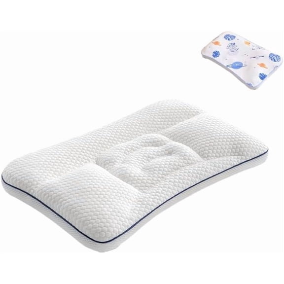 2026 Posture Pillow for Neck and Shoulder, Ergonomic Sleeping Cooling Pillow with 5-Zone Support for Back Side and Stomach Sleepers