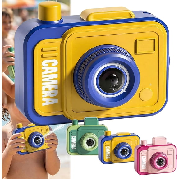 2026 Prank Cameras Water Gun, Camera Double Prank Water Gun, Pull the Trigger and Shoot Backwards, Press the Button and Shoot Forwards