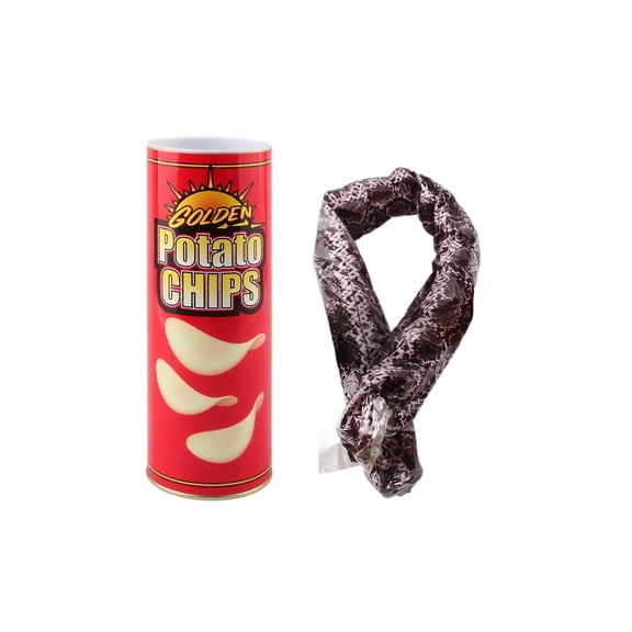 2026 Prank SnakeToy, Spring Snake In A Potato Chip Can, Jump Scare Trick Snake, Funny Gag Gift For Adults Friends, Holiday April Fools Day Party Prank Red