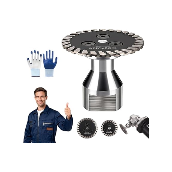 2026 Precision Diamond Carving Wheel 30mm/40mm/50mm/60mm, High-Density Blade for Angle Grinder, Wet & Dry Use Metal Cutting Saw for Granite Marble Ceramic Tile Porcelain