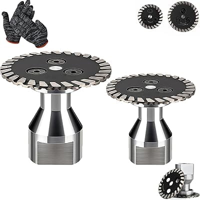 2026 Precision Diamond Carving Wheel 30mm/40mm/50mm/60mm, Multi-Purpose High-Density Diamond Blade for Angle Grinder, Use Metal Cutting Saw with Removable Flange for Marble