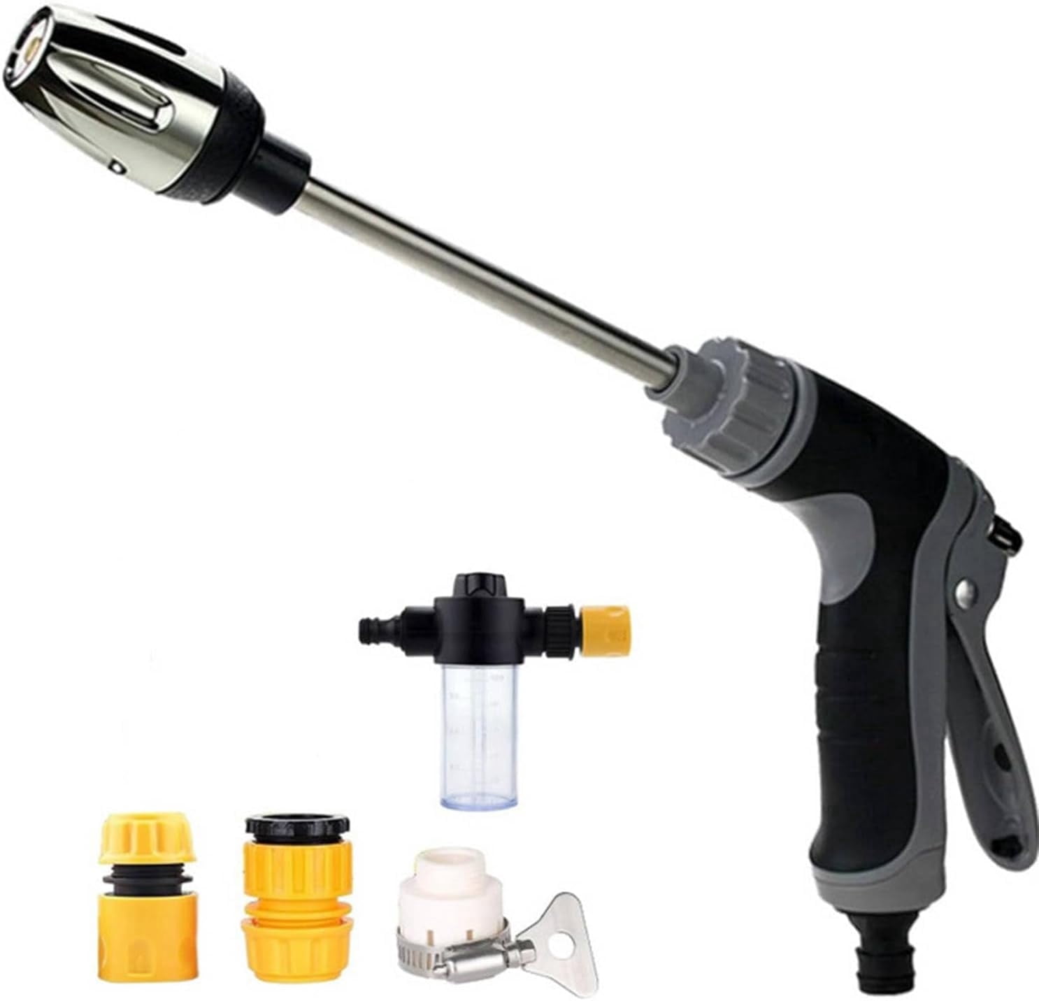 2026 Pressure Washer – 15x More Powerful Than Hoses, Durable Stainless Steel, Easy Installation, Universal Compatibility, Ideal for Driveways & Patios, Effortless Dirt & Stain Removal