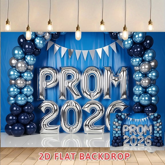 2026 Prom Backdrop, Graduation Party Decorations, Perfect for Prom Celebration, Graduation Ceremony, Adult Themed Party Venue Layout and Photo Booth Background