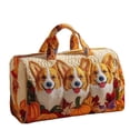 thumbnail image 1 of 2026 Puppy Quilted Travel Tote Bag, Portable Embroidered Cosmetic Case for Pet Supplies, Gifts & On-The-Go Storage, 1 of 6