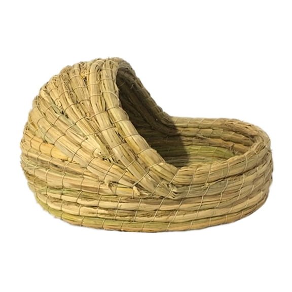 2026 Rabbit Grass House Natural Hand Woven Seagrass Play Hay Bed Hut Toy For Bunny Hamster Pig Utility Non Chew Toy Pet Beds Suitable For Cute Pets