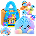 thumbnail image 1 of 2026 Rainbow Plush Dumpling Squishy Mystery, Stuffed Dumpling Squishies Plushies Fidget Toy, Christmas Collectible Toy with Simulated Steamer & Fuzzy Handle, Stress Relief Gift, 1 of 6