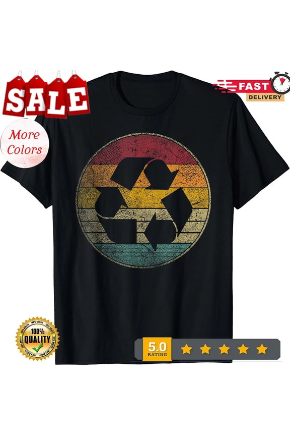 2026/Recycle Logo Earth Day Nature Planet Conservation Unisex T-Shirt
