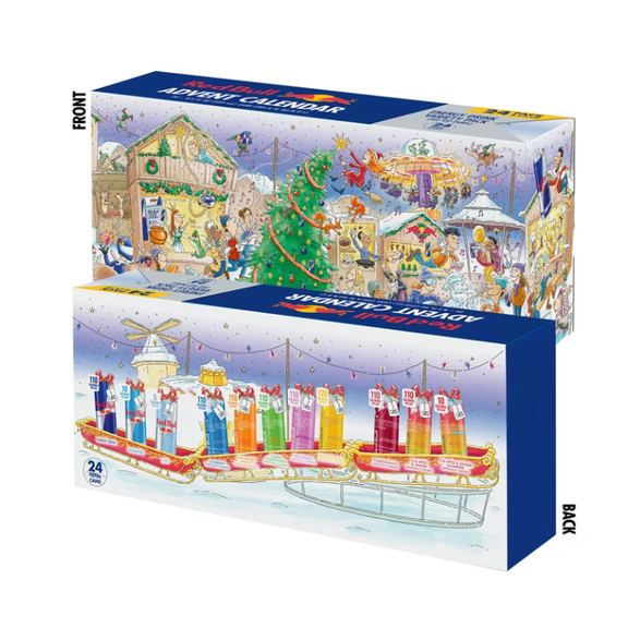 Red Bull Energy Drink Variety Advent Calendar 2026, 11 Flavors, 8.4 fl oz, 24 Cans