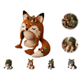thumbnail image 1 of 2026 Red Fox Hood Hat DIY Crochet Kit Series,Animal Crochet Kit for Beginners with Step-by-Step Instructions,All-in-One Complete Set for Dragon Fox Wolf Frog Rainbow Hoods,Craft Gift, 1 of 6