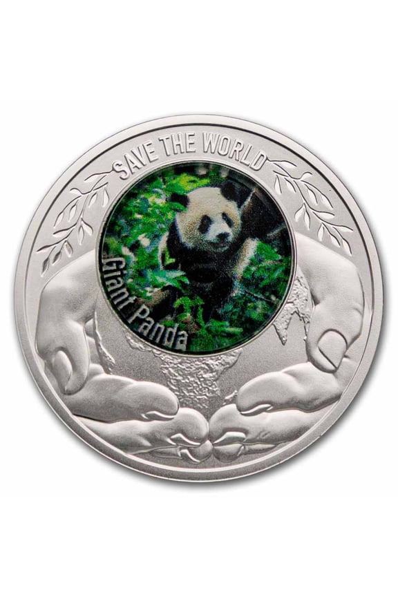 2026 Republic of Cameroon Silver Save the World: Giant Panda