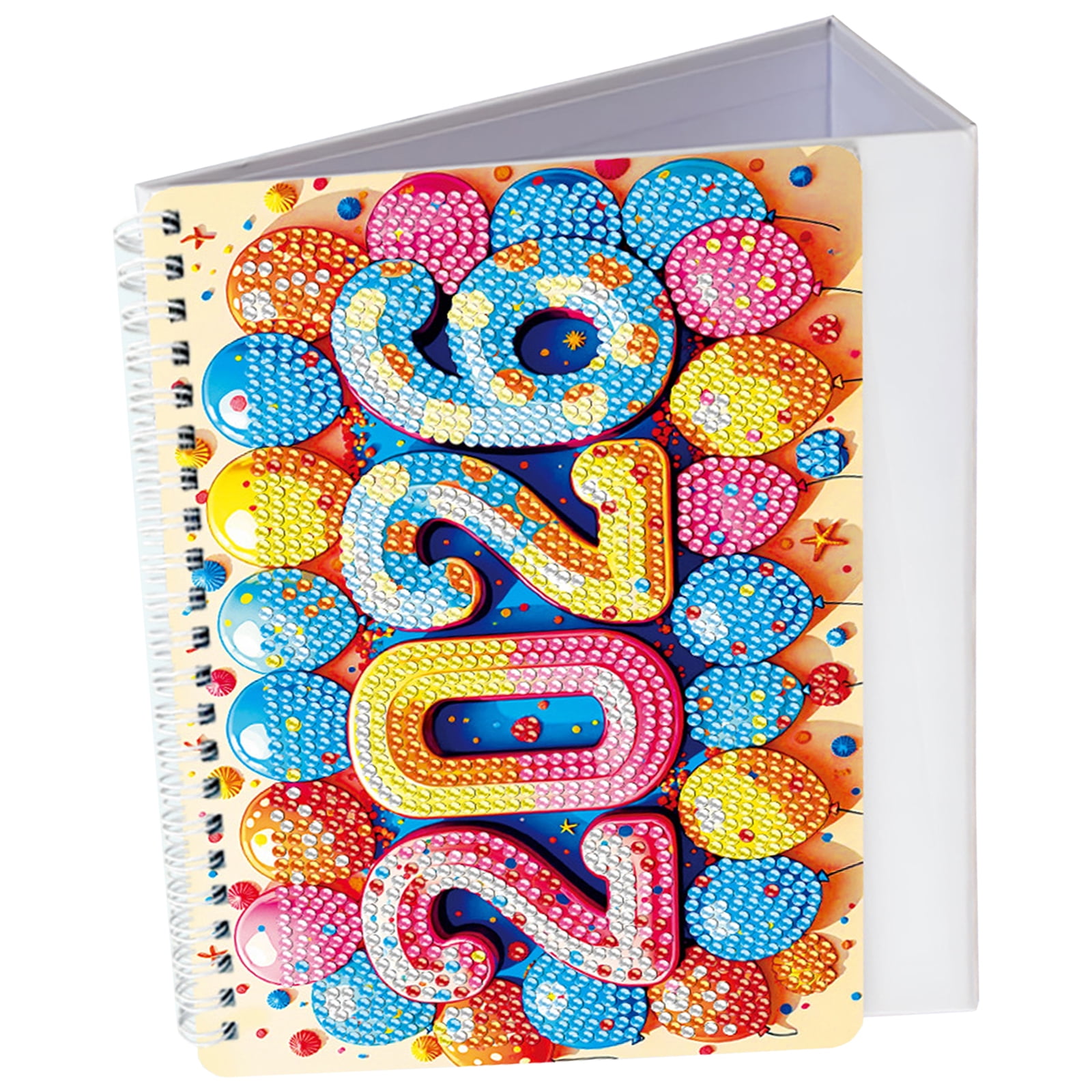 2026 Resin Rhinestones Calendar Sparkling Decors Glittering Resin Design Desk Organizers For Home Organization