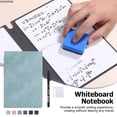 thumbnail image 1 of 2026 Reusable Writing Tablet Notebook - 9.5" x 6.6" Portable Erasable Digital Whiteboard Pad with PU Cover, Stylus & Eraser Included, for Daily Notes, To - Do Lists, Drawing & Office Memo, 1 of 7