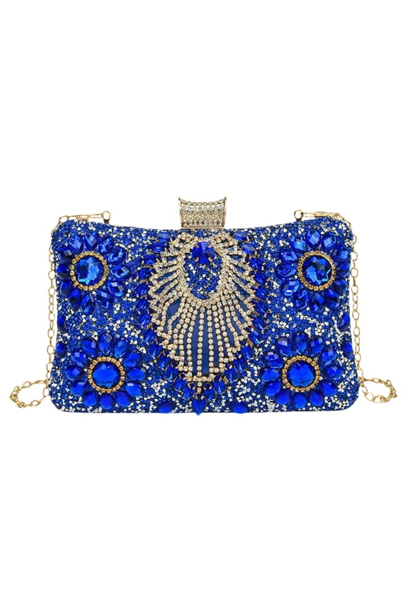 2026 Rhinestones Clutch Purses for Women 3d Evening Bags Leaf Diamond Handbag for Wedding Party