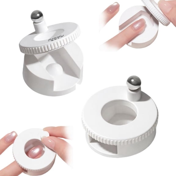 2026 Rotating Cat Eye Magnet Nail Tool 360° N40 Strong Magnet Beginner Friendly DIY Cat Eye Gel Polish Effect for Home Salon Nail Art Use (K)
