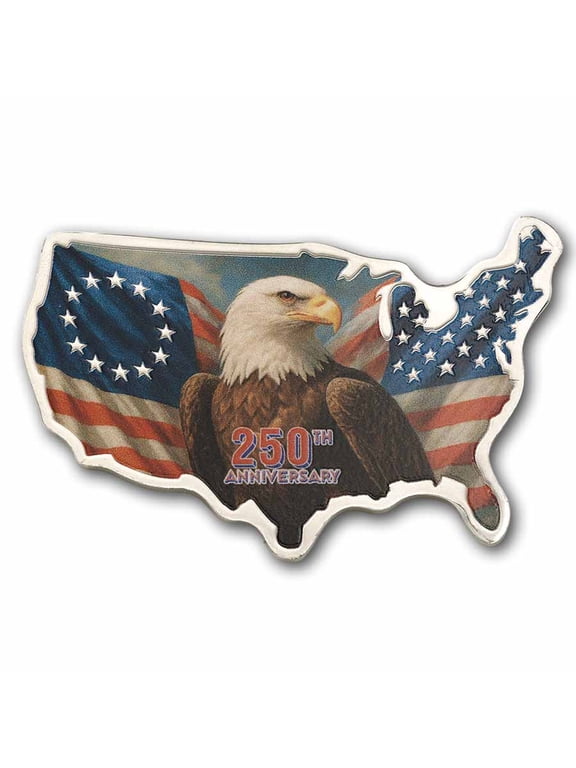 2026 SI 1 oz Silver $2 USA 250th Anniversary Stars & Stripes