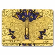 2026 Samoa 1/200 oz Gold Spirit Animals Collection Butterfly