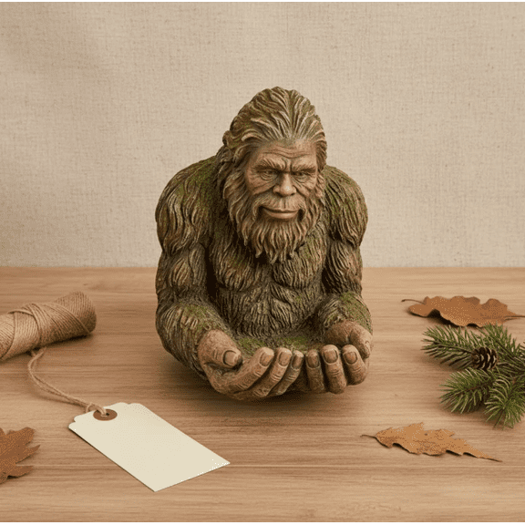 2026 Sasquatch Bird Feeder, Sasquatch Shaped Bird Butler, Whimsical Garden Statue Bird Feeder, Feeders Tree-Mounted Outdoor Resin Feeders, Gift for Birdwatchers Gardeners Backyard