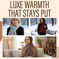 thumbnail image 1 of 2026 Scarf with Hidden Zipper Pocket, Winter Pull-Through Faux Fur Scarf with Hidden Zipper Pocket, Winter Warm Soft Cozy Furry Loophole Scarf, 1 of 5