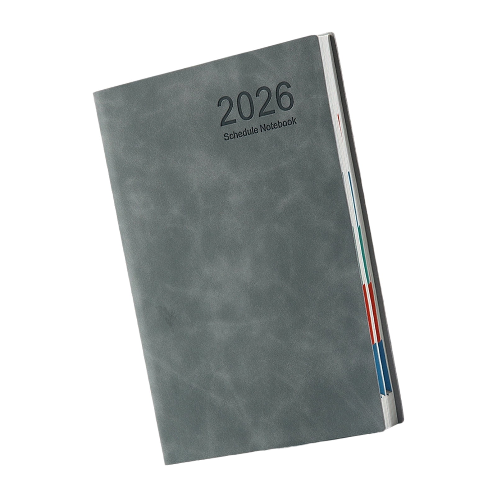 2026 Schedule Notebook 365-Day Journaling Notebooks PU Cover Calendar ...