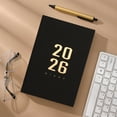 thumbnail image 1 of 2026 Schedule Planner A5 | 176 Pages Faux Leather Journal Organizer | Thick Paper, Lay-Flat Spiral Binding, Multiple Colors | Daily Monthly Notes Notebook for Office Home 8.5"x5.8", 1 of 6