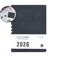 thumbnail image 1 of 2026 Schedule Planner A5 with Date Notes – Faux Leather Cover, 176 Sheets, Black, 1 of 7