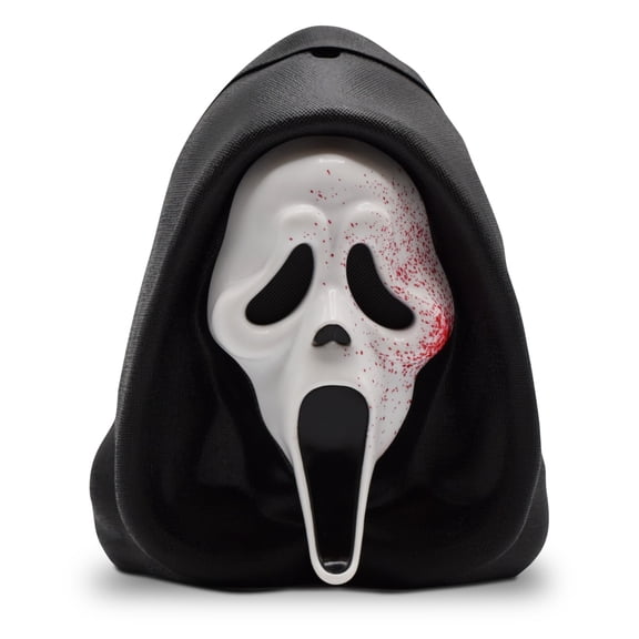 2026 Scream 7 Ghostface Popcorn Bucket Collectible, Food Safe Plastic Horror Snack Bowl Decoration for Movie Night Parties, Home Theater Display and Gifts for Family or Friends