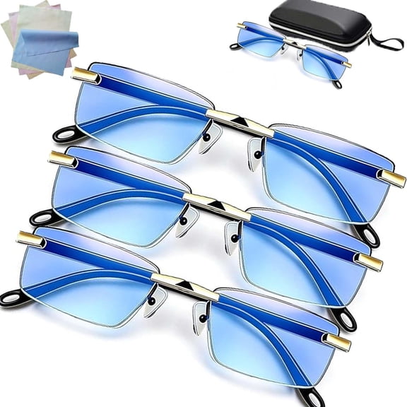 2026 Self Adjusting Smart Glasses Far And Near,Blue Glasses Self Adjusting Women Men,Smart Lenses Auto Focus Glasses