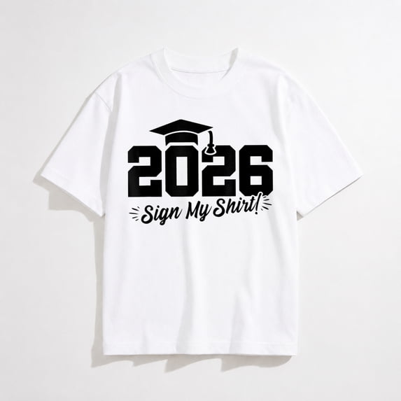 2026 Senior Graduation - Autograph Shirt - Class of 2026 T-Shirt