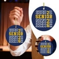 thumbnail image 1 of 2026 Senior Graduation Ornament Blue & Gold Typography Design,3.15" Acrylic Stacked Text Class of 2026 Keepsake, Cool Grad Gifts for Boys Girls, High School College Senior Year Souvenir Hanging Decor, 1 of 6