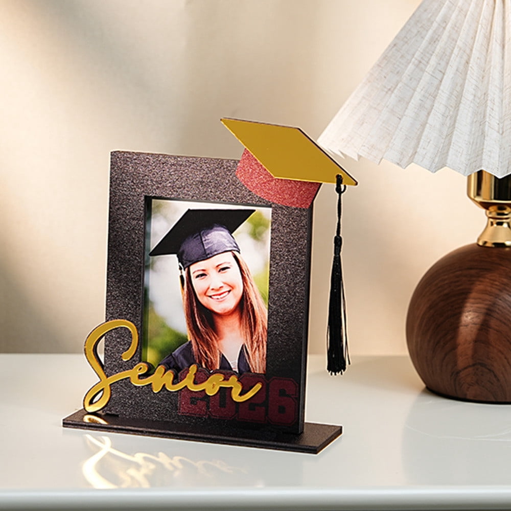 Mta Graduation Frame 2026 Senior Graduation Wooden Photo Frame, Vertical Tabletop Picture ...