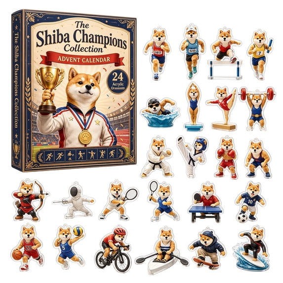 2026 The Shiba Champions Collection Christmas Advent Calendar, 24 Days ...