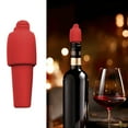 thumbnail image 1 of 2026 Silicone Wine Bottle Stoppers, Airtight Sealer Caps for Beer Champagne Glass Bottles, Reusable Wine Preservation Stoppers, 1 of 5
