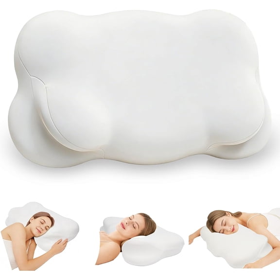 2026 Sleep Cloud Pillow - Adjustable Cervical Neck Support Pillow, Ergonomic Memory Foam Posture Pillows, Adopting Memory Foam Technology for Side, Back, Stomach Sleepers, Lasting Great Sleep