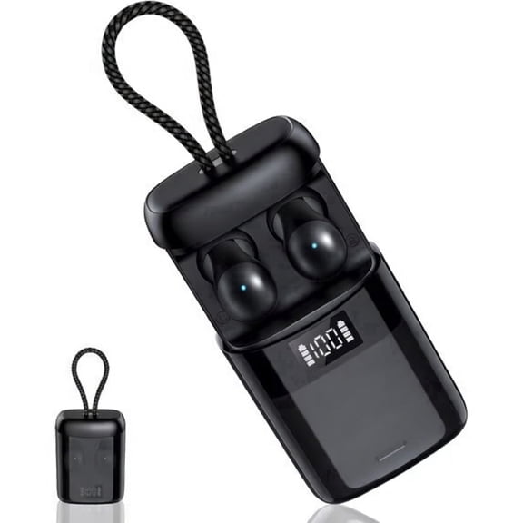 2026 Sleep Earbuds Bluetooth 6.0 in Ear, Mini Sleep Headphones with Sleep Monitor and APP, Small Earplugs for Side Sleepers, 48H Playtime Sleep Earphones with Sleep Mode, Personal Alarm, Black