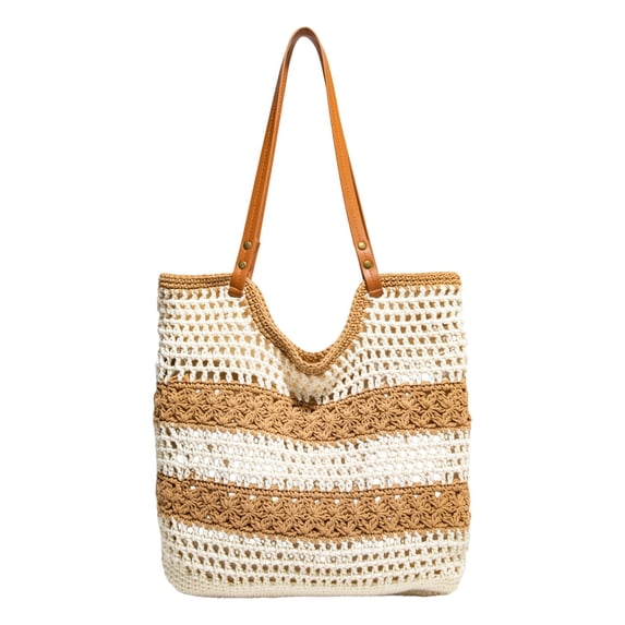 2026 Small Crochet Beach Bag For Women- Woven Boho Purse Knitted Shoulder Bag For Summer Vacation Beachy Travel Pool