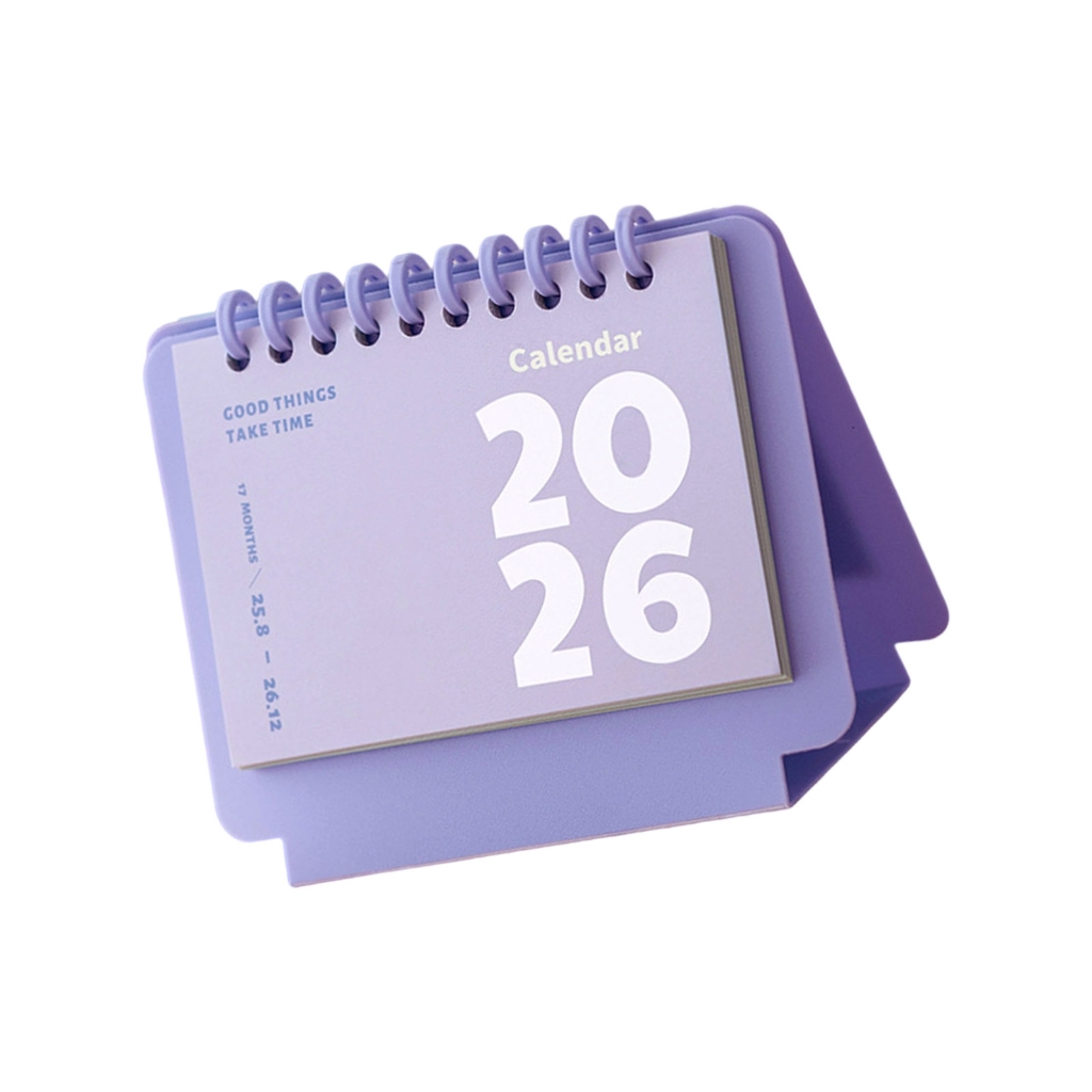 2026 Small Desk Calendar Calendar Writing Notepads Portable Planner ...