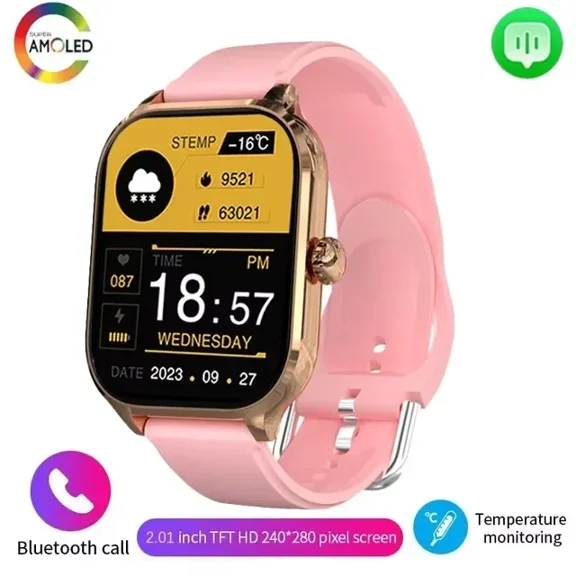 2026 Smart Watch For Man Women 2.01 inch Full Touch Display reloj inteligente hombre Custom Watches Faces Bluetooth Smartwatch