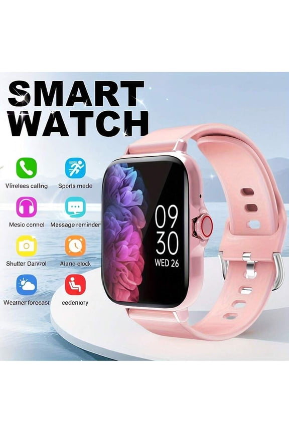 2026 Smart Watch: Make/Answer Calls, Message Alerts, Custom Dial, Full Touch Screen, Men's/Women's Sports Watch, Compatible Android iOS, Holiday Birthday Gift