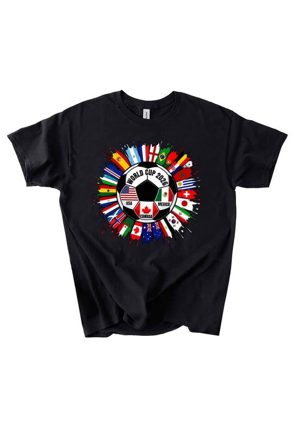 2026 Soccer Cup T-Shirt, Soccer World Tournament T-shirt, International Game Day Tees, Usa Canada Mexico Football T-shirt