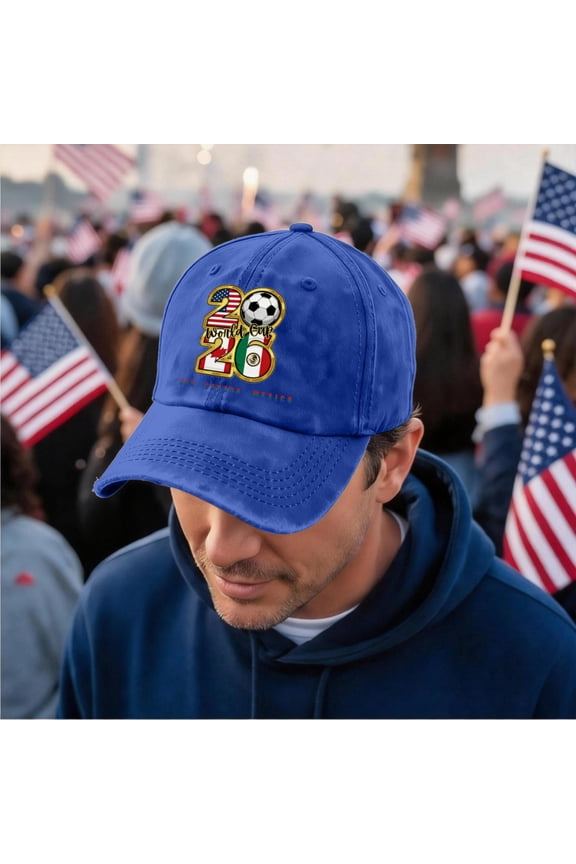 2026 Soccer Fan Hat USA Canada Mexico Football Event BaseballHat Unisex Polyester