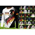 thumbnail image 1 of 2026 Soccer Game Germany Soccer for Men Long Sleeve Training Shirt, Breathable Sport Casual T Shirt for Soccer Fans, 1 of 4
