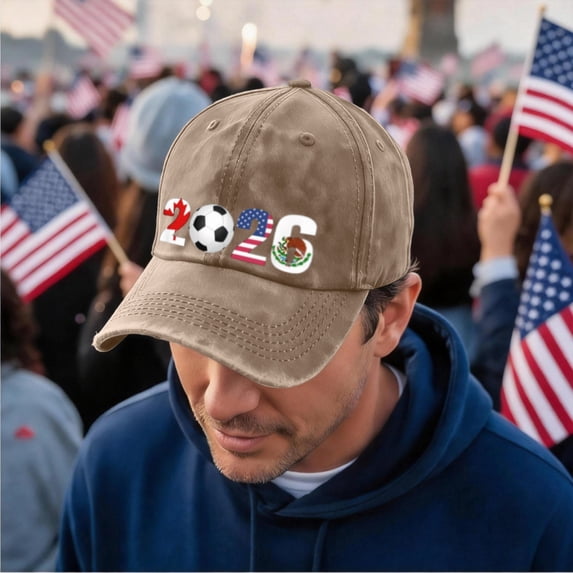 2026 Soccer Hat North America World Football Fan BaseballHat USA Canada Mexico Fan Hat