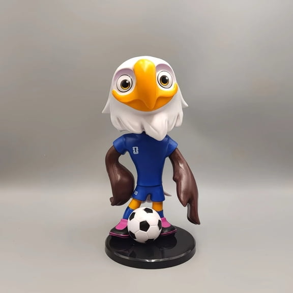 2026 Soccer Mascot Bald Eagle Figure 20cm Bag Packaging